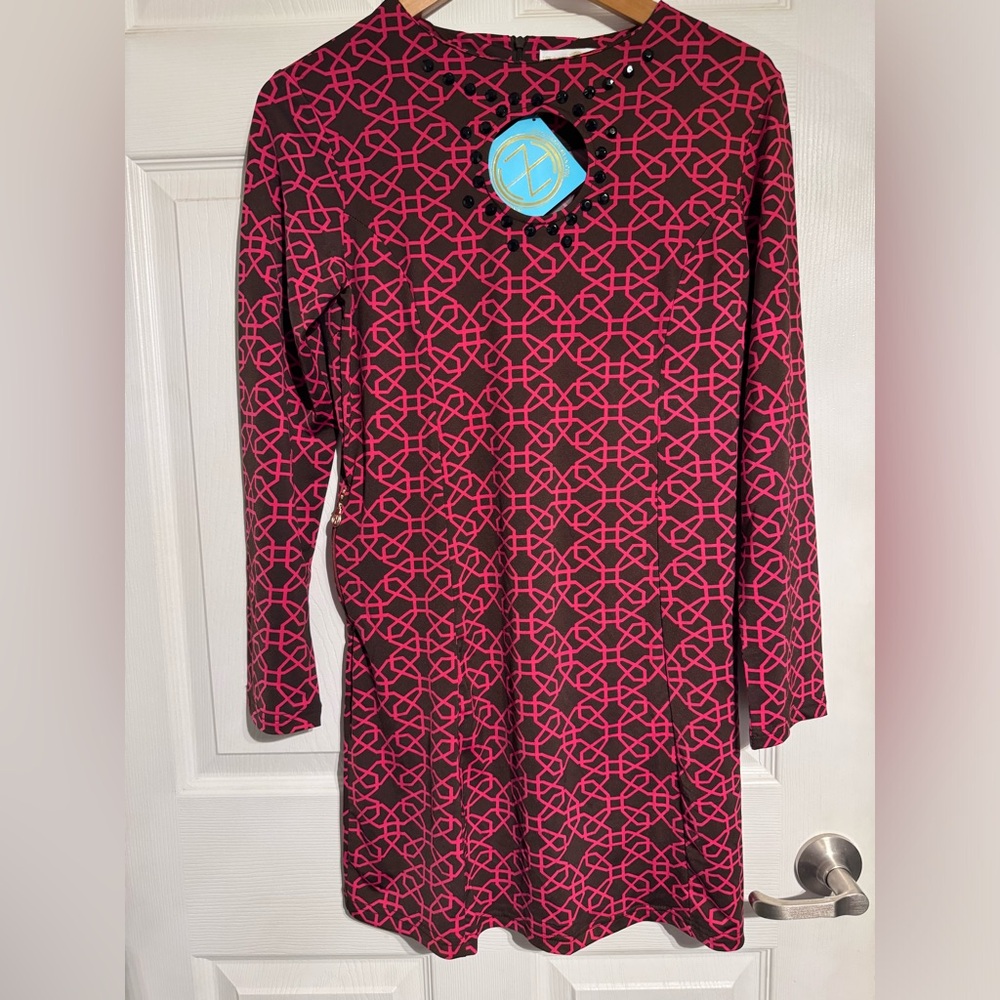 Tracy Negoshian Small Octagon Geometric Dress